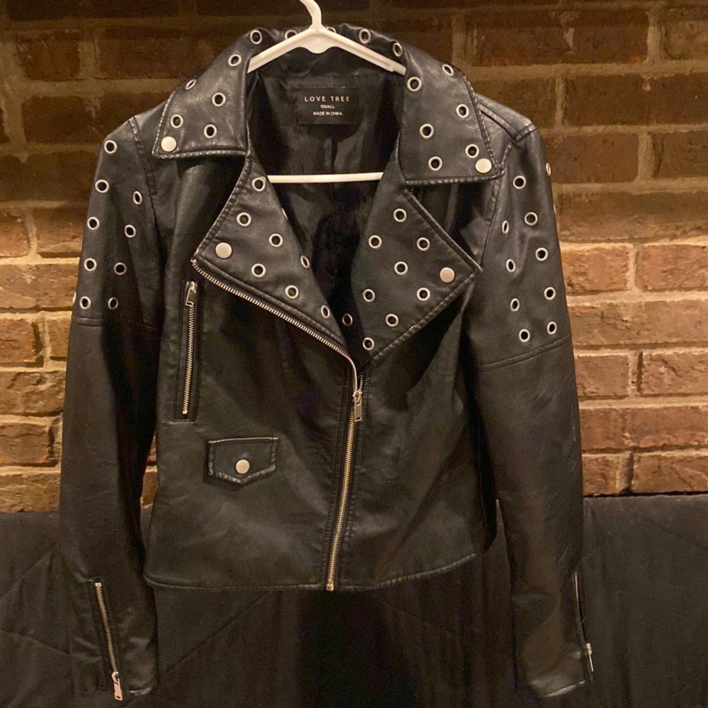 faux lether 'biker style' jacket
